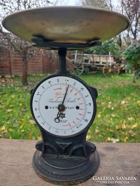 Antique halo clock scale (31)