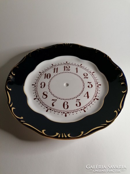 Zsolnay pompadour wall clock or plate clock!