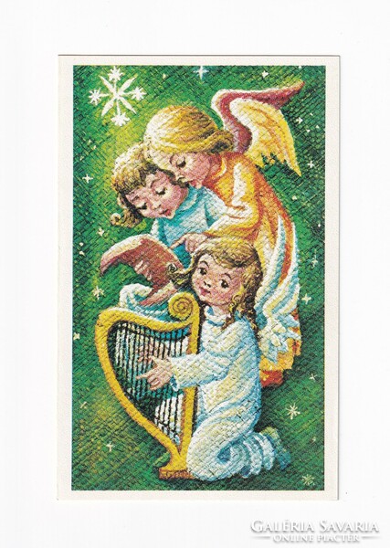K:147 Karácsonyi  képeslap kinyitható