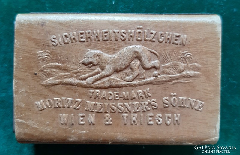 Moritz Meissner's Söhne Wien & Triesch antik biztonsági gyufa