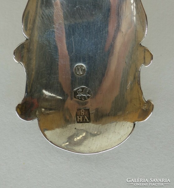 Antik (1856) ezüst (835) szervírozó, gyümölcsszedő készlet