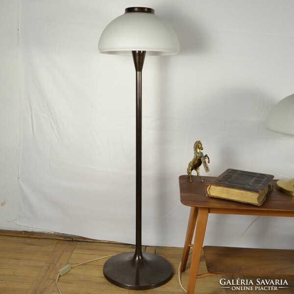 Industrial bronze floor lamp retro