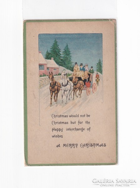 K:145 antique Christmas postcard