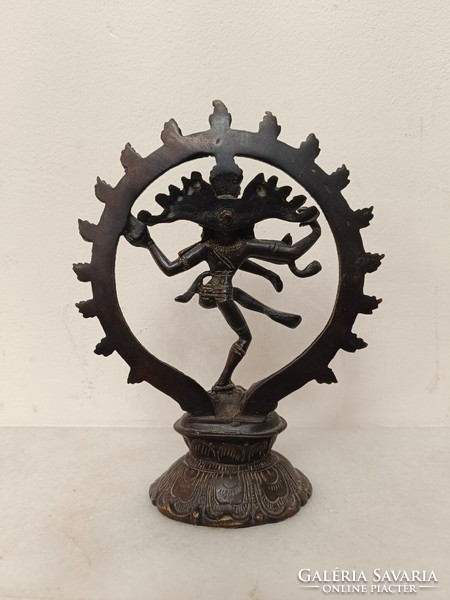 Antique Buddha Buddhist Dancing Shiva Patinated Bronze Statue 239 7915