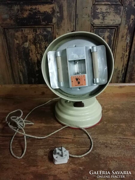 Arcbarnító, kvarclámpa, quartz lámpa, angol, soha nem használt darab, 1950-es 60-as évek
