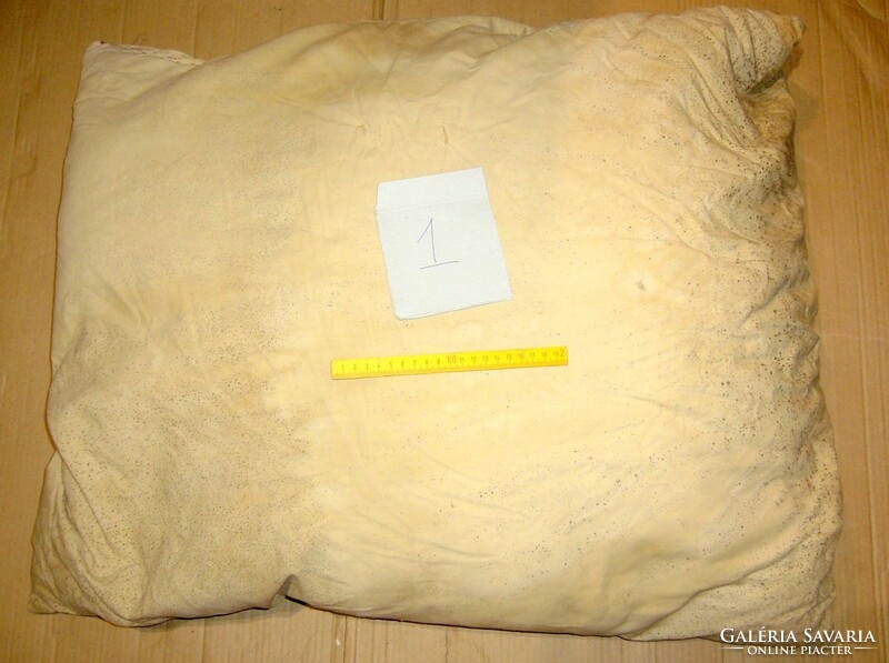 Old feather pillow large size number 1