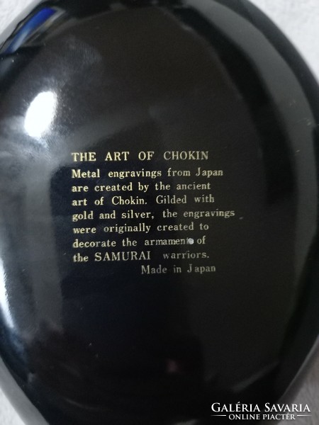 Chokin váza 24k aran dekorral