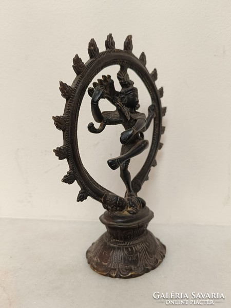 Antique Buddha Buddhist Dancing Shiva Patinated Bronze Statue 239 7915