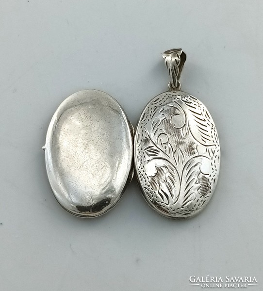 Silver pendant with photo holder 925