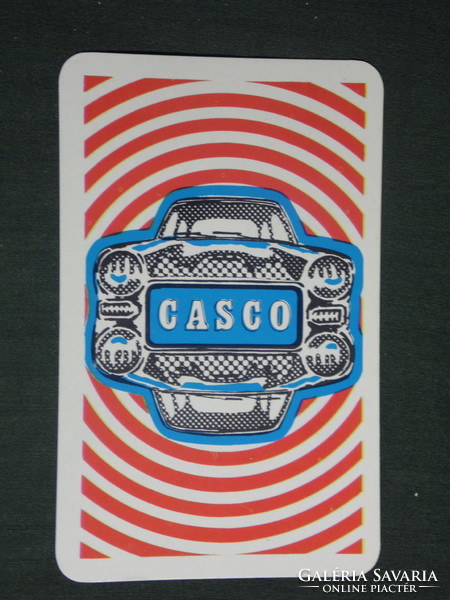 Card calendar, state insurance, casco, graphic car, 1971, (1)