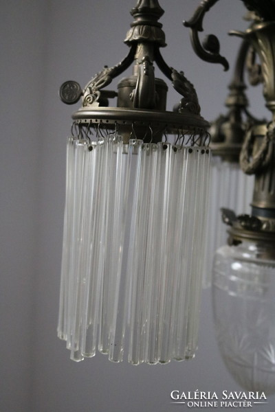 Eclectic-Art Nouveau chandelier / around 1900