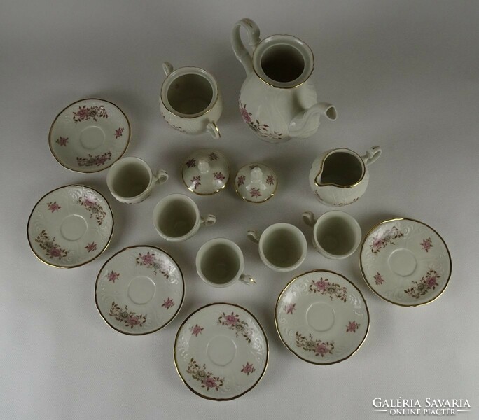 1P290 old Czech bernadotte porcelain coffee set