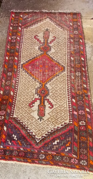 Hand-knotted antique Hamadan Persian rug negotiable