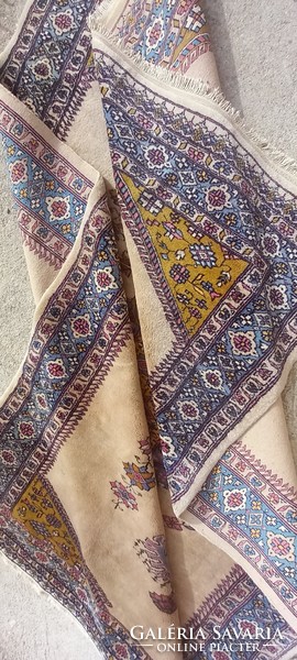 Hand-knotted Pakistani carpet is negotiable