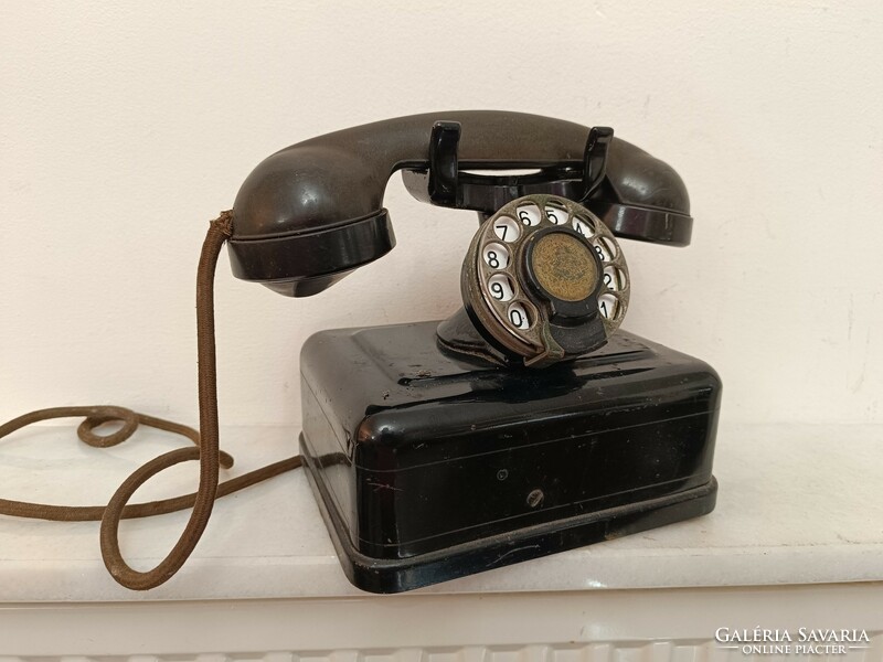 Antique telephone table crank dial telephone 1930s 264 7950