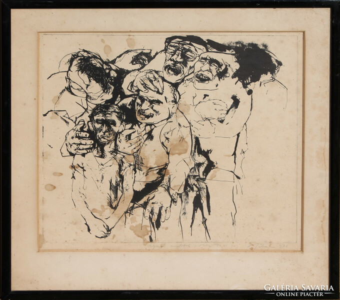 Bálványos huba: ridiculers, 1973 (ink drawing)