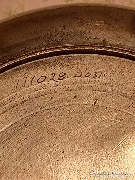 Old English xix. Century pewter bowl marked