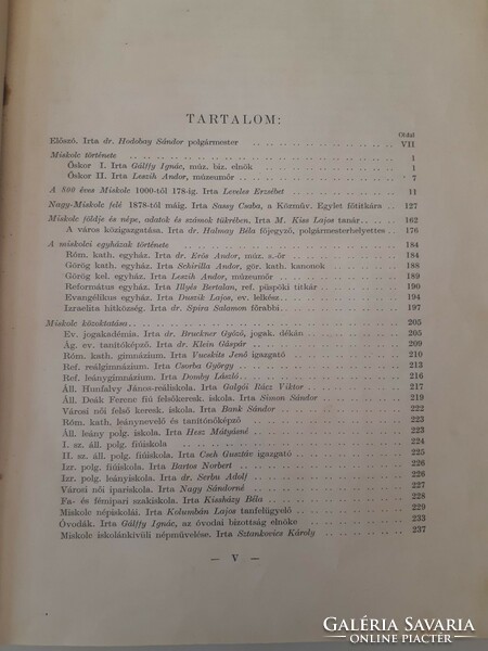 Dr. Halmay Béla: Miskolc és Borsod-Gömör-Kishont megyebeli községek, könyv 1929