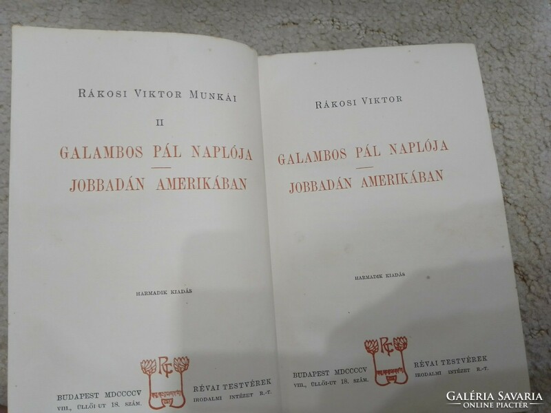 11 kötet egyben eladó a Rákosi Viktor (Sipulusz) munkái sorozatból. Gottermayer kötés!