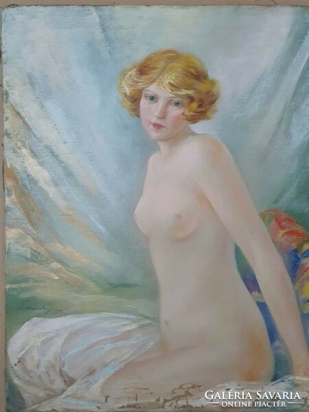 Gyula Lukács: female nude