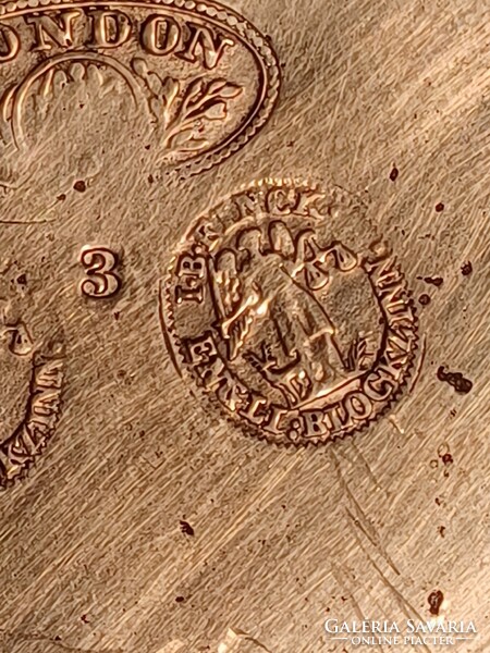 Old English xix. Century pewter bowl marked