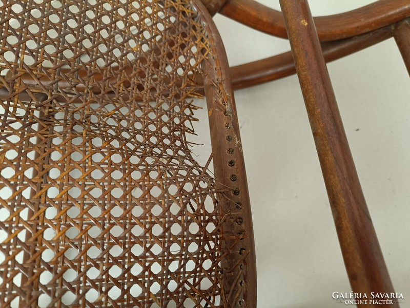 Antique thonet furniture rocking chair without marking footrest leg stool furniture thonet 309 8082