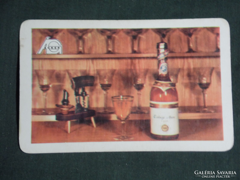 Card calendar, Tokaj wine, Ágker kft., 1970, (1)