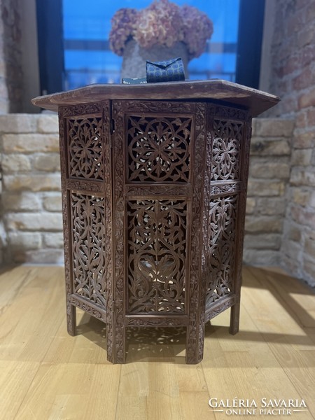 Antique Arabic coffee/tea storage table