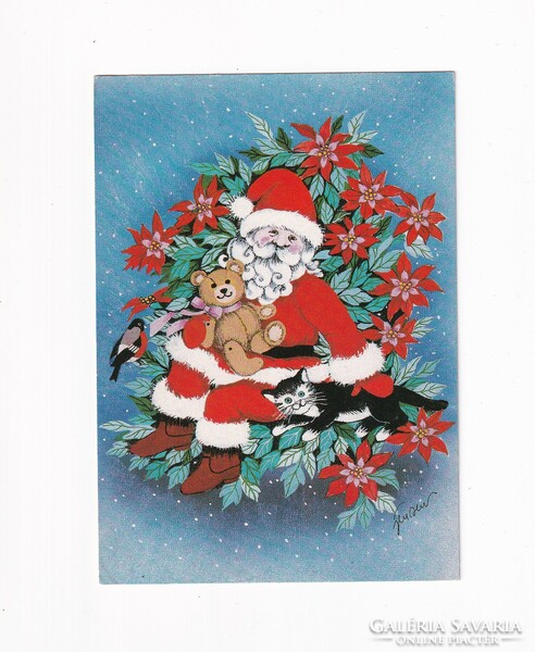 T:13 Christmas card with kittens