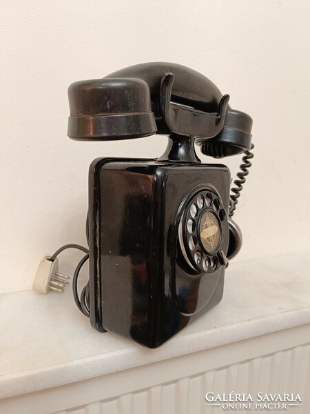 Antik fali tárcsás telefon készülék 1930-as évek starožitný telefón 265 7952