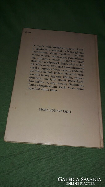 1979. Kányádi Sándor - Farkasűző furulya MESÉK, VERSEK, TÖRTÉNETEK képes könyv a képek szerint MÓRA