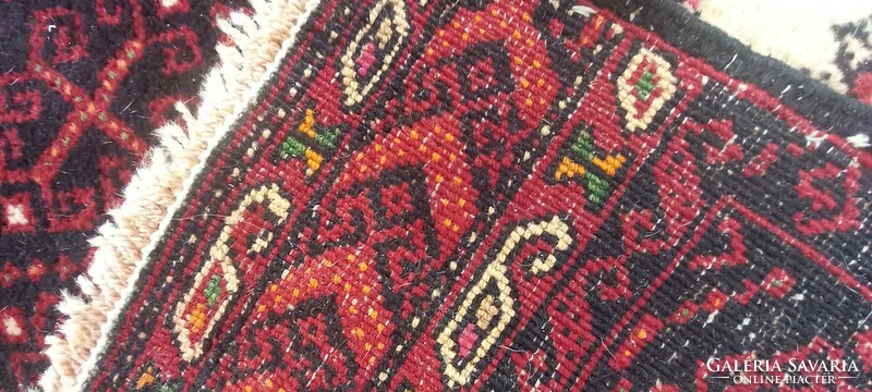 Kézi csomózású madaras Afshar szőnyeg ALKUDHATÓ