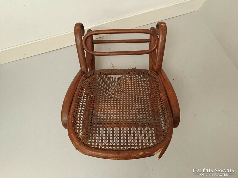 Antik Thonet bútor hintázós jelzés nélküli lábtartó láb zsámoly Nábytok Thonet 309 8082