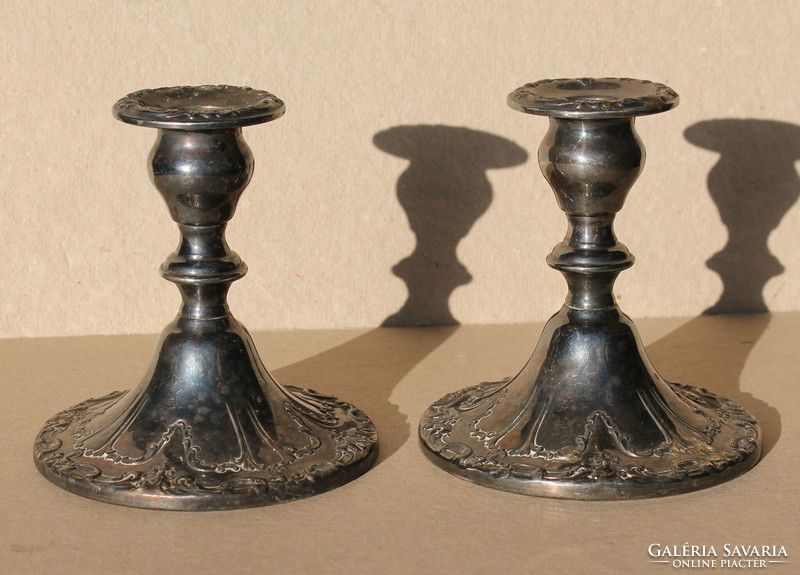 Gorham silver candle holders (2 pcs)