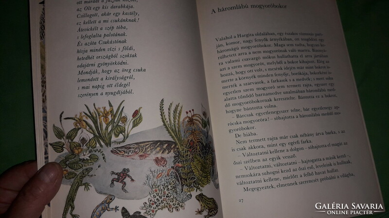 1979. Sándor Kányádi - the wolf flute tales, poems, stories picture book according to the pictures móra