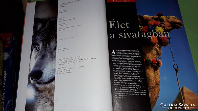 2006.Tóth Csaba - Barangolás az állatvilágban képes könyv a képek szerint Tóth Könyvkereskedés