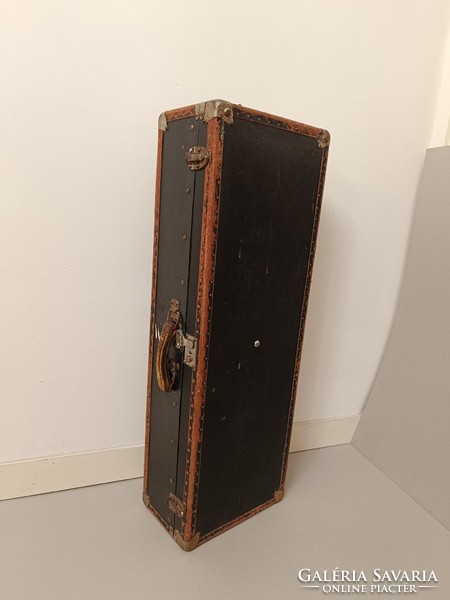 Antique suitcase suitcase costume movie theater prop special size preserved condition 401 8081