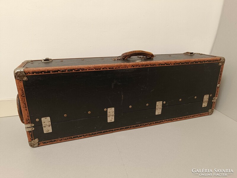 Antique suitcase suitcase costume movie theater prop special size preserved condition 401 8081