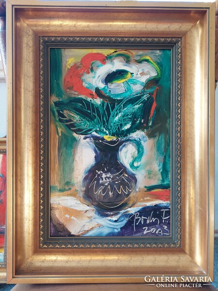 Ferenc Bodri still life (2003) 25x38 cm