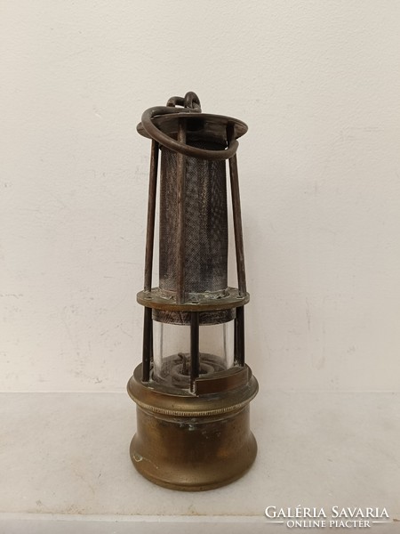 Antique miner's tool trencher bacter railway carbide lamp 315 8018