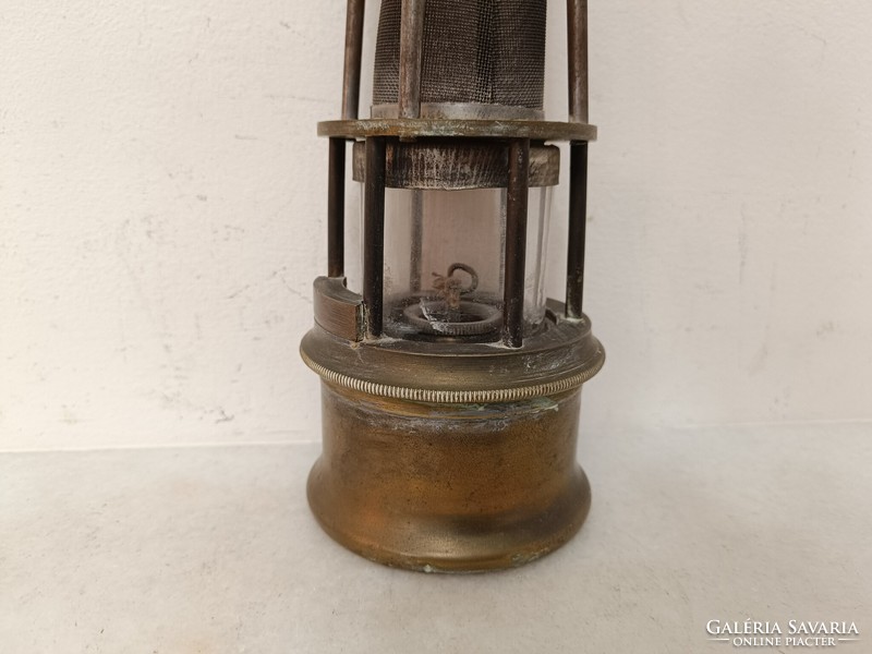 Antik bányász szerszám vájár bakter vasutas karbid lámpa 315 8018