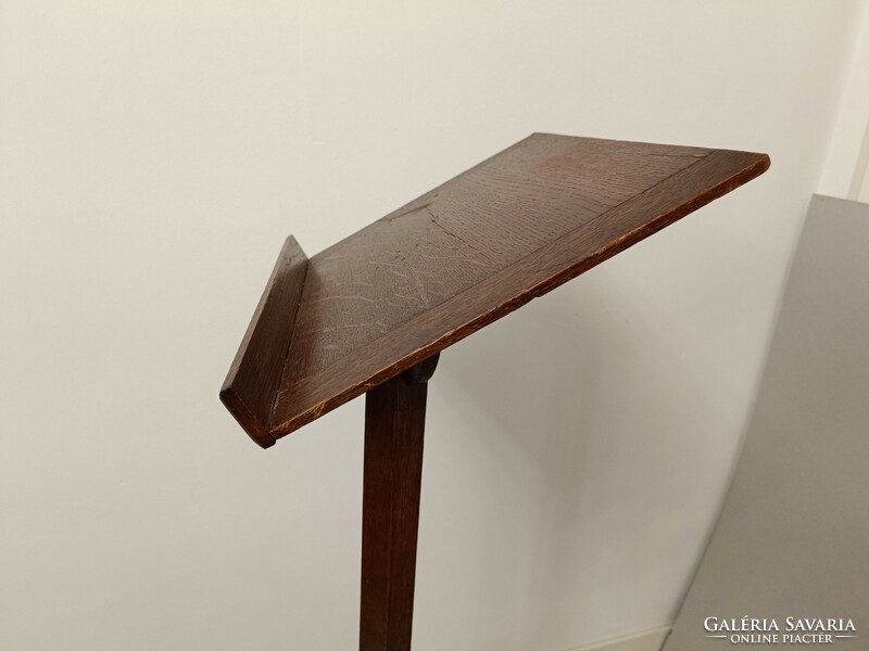Antik gótikus bútor kotta tartó faragott fa kottatartó állvány 298 7983