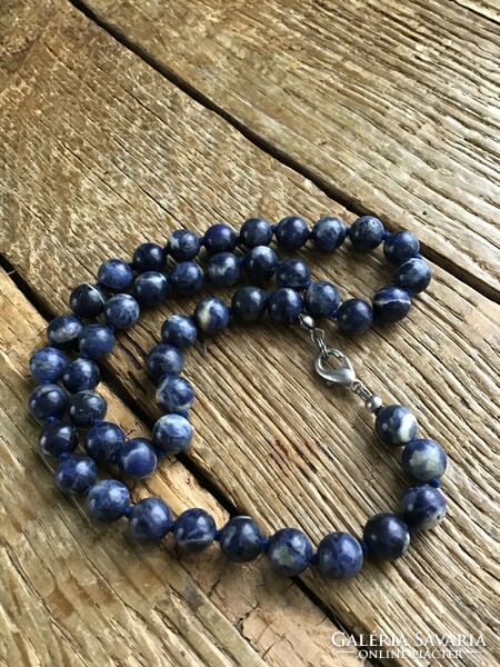 Sodalite mineral necklace