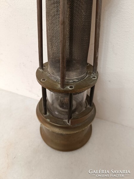 Antique miner's tool trencher bacter railway carbide lamp 315 8018