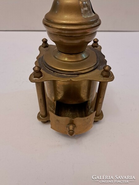 Antique copper coffee grinder