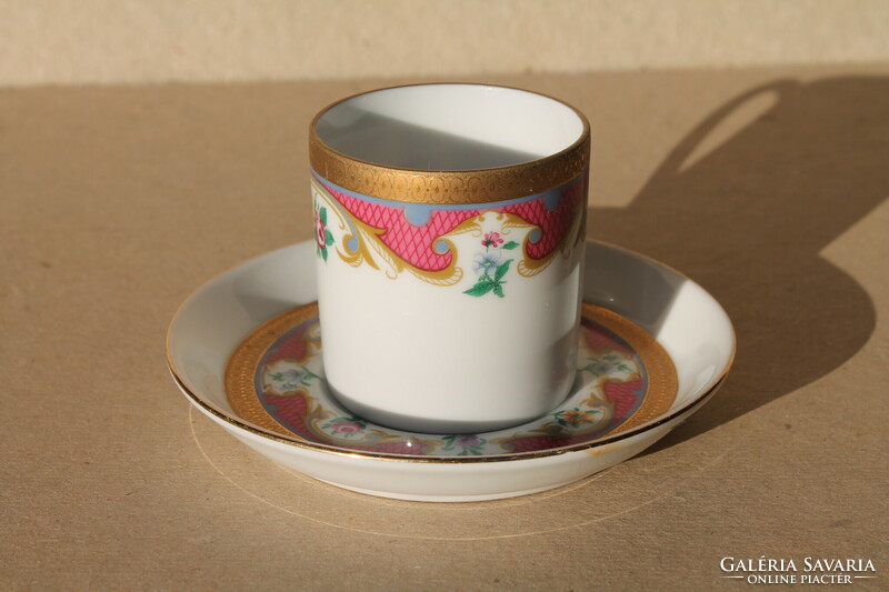 Hermann Bavarian antique coffee cup with bottom