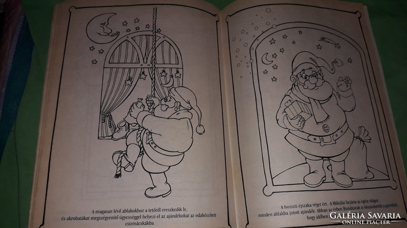 2014.Karácsonyi készülődés KIFESTŐKÖNYV gyönyörű rajzokkal a képek szerint ALEXANDRA