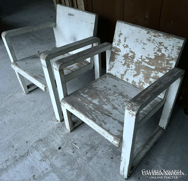 Bauhaus szék székek 2 db masszív