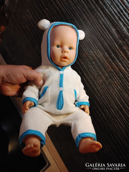 Pisilő fiú baba használt élethű 42 cm megkímélt cukiság