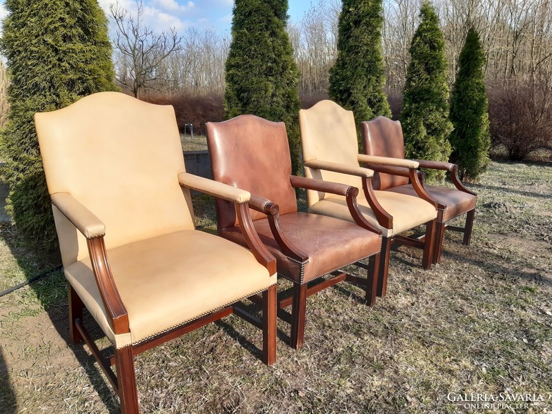 Leather armchairs from the 1930s for sale
